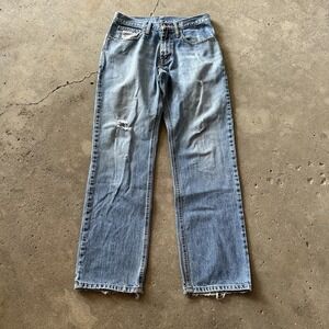 Cinch Men's 30x32 White Label Relaxed Fit Medium Stone Wash Jeans MB92834003